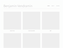 Tablet Screenshot of benjaminvendramin.com